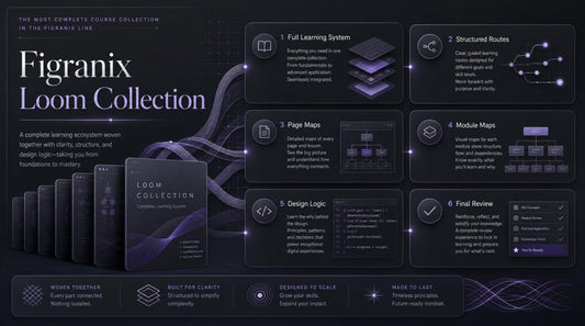 Figranix Loom Collection with features on a dark background